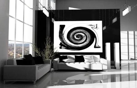 Modern loft Stock Illustration