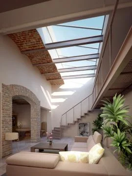 Modern Loft Stock Illustration