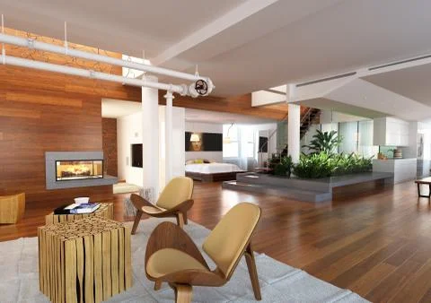 Modern Loft Stock Illustration