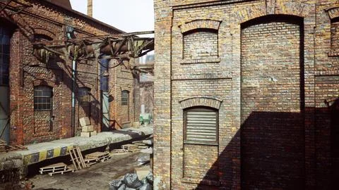 Modern Loft-style offices located in the old factory buildings Ilustración de archivo