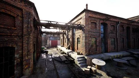 Modern Loft-style offices located in the old factory buildings Ilustración de archivo