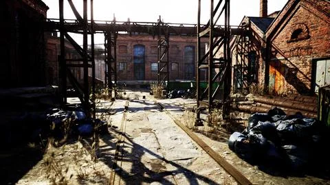 Modern Loft-style offices located in the old factory buildings Ilustración de archivo