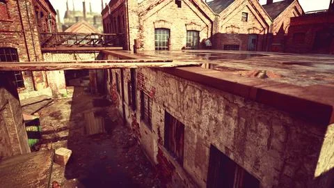Modern Loft-style offices located in the old factory buildings Ilustración de archivo