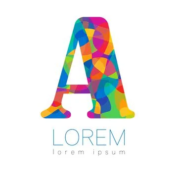 Modern logo . Creative style. Logotype in vector. Design concept. Brand company Stock Illustration