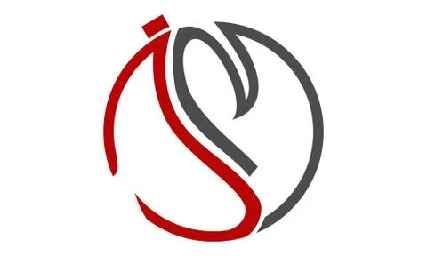 Modern Logo Solution Letter J M Stock-Illustration