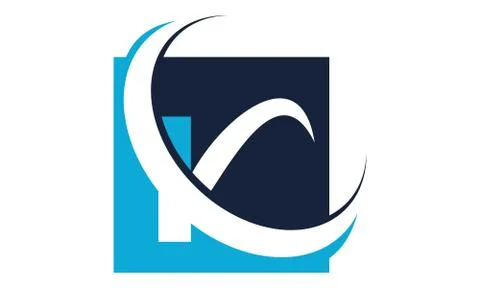 Modern Logo Solution Letter K Stock-Illustration