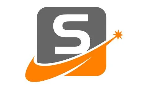 Modern Logo Solution Letter S Stock-Illustration