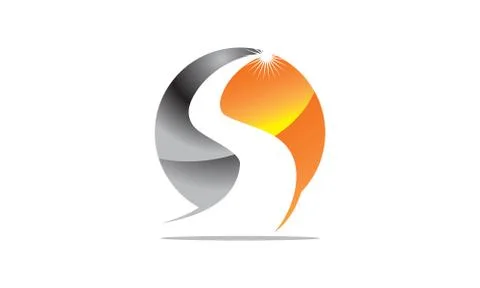 Modern Logo Solution Letter S Stock-Illustration