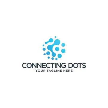 Modern Logo Technology for Business, Creative Technology Symbols for Company Stock Illustration