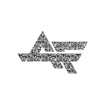 Modern Logotype design Letter A and F Stock Illustration