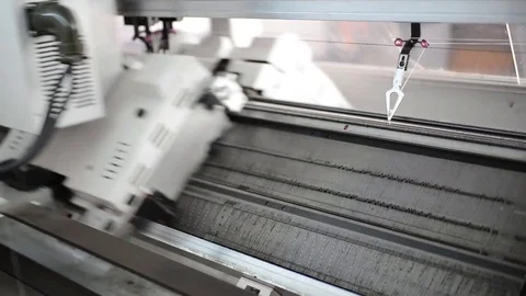 Modern looms Stock Footage 76475650