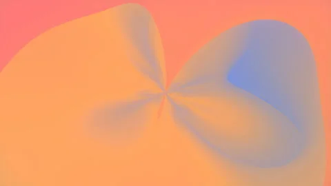 Modern loop animation of a colorful wavy glossy surface. 3d rendering 4K Stock Footage 170754001