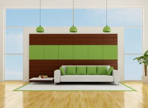 Modern lounge Stock Illustration