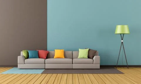 Modern lounge Stock Illustration