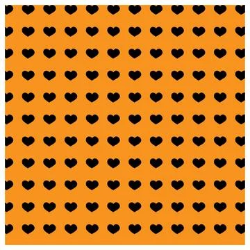 Modern love shape seamless texture for decorative art projects Stock Illustration