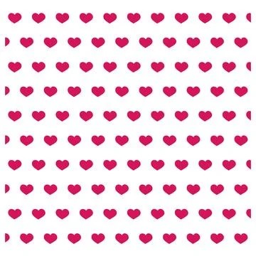 Modern love shape seamless texture for decorative art projects Stock Illustration