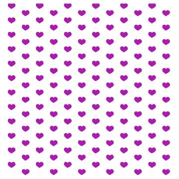 Modern love shape seamless texture for decorative art projects Stock Illustration