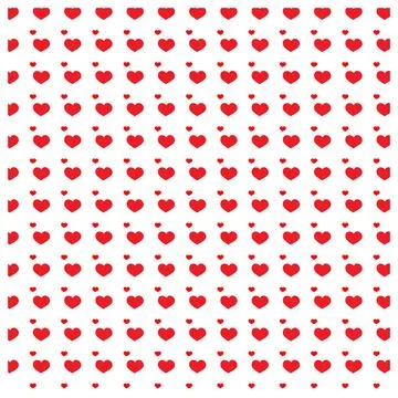 Modern love shape seamless texture for decorative art projects Stock Illustration