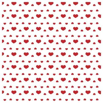 Modern love shape seamless texture for decorative art projects Stock Illustration