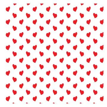 Modern love shape seamless texture for decorative art projects Stock Illustration