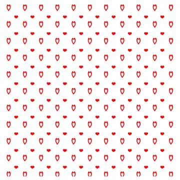 Modern love shape seamless texture for decorative art projects Stock Illustration