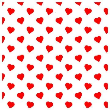 Modern love shape seamless texture for decorative art projects Stock Illustration