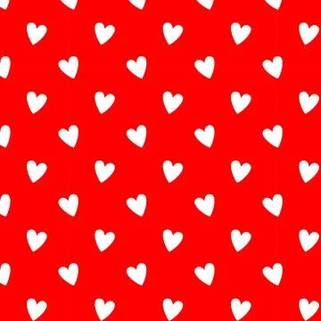 Modern love shape seamless texture for decorative art projects Stock Illustration