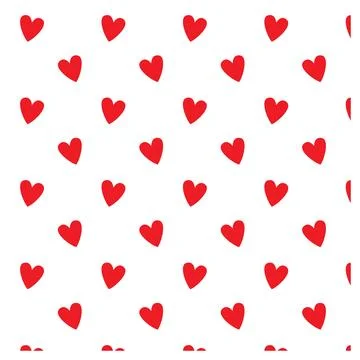 Modern love shape seamless texture for decorative art projects Stock Illustration