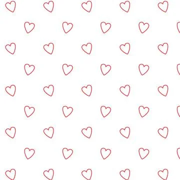 Modern love shape seamless texture for decorative art projects Stock Illustration
