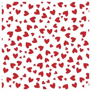 Modern love shape seamless texture for decorative art projects Stock Illustration
