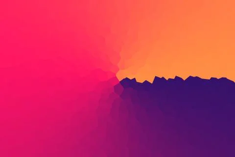 Modern Low Poly Gradient Crystallize Background Illustration Illustrazione stock