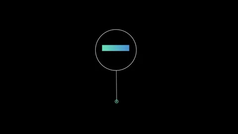 Modern lower third with smooth up movement Animation of HUD Stock Footage 322956446