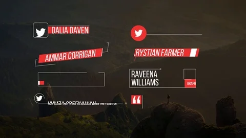 Modern Lower Thirds Stock After Effects