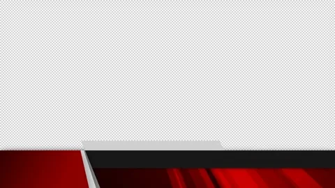 Modern lower thirds. Animated lower third with alpha channel Stock Footage 329395948