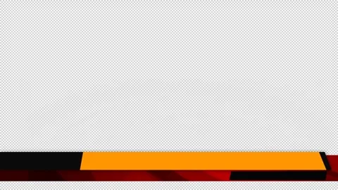 Modern lower thirds. Animated lower third with alpha channel Video stock 329395951