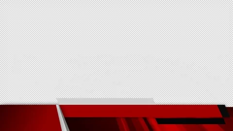 Modern lower thirds. Animated lower third with alpha channel Stock Footage 329395972