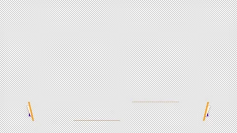 Modern lower thirds. Animated lower third with alpha channel Stock Footage 329395984