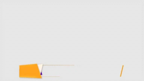 Modern lower thirds. Animated lower third with alpha channel 스톡 동영상 329395990