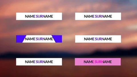 Modern Lower Thirds Template Pack Stock After Effects