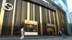 View Gucci Flagship Store Shanghai China June 2009 – Stock