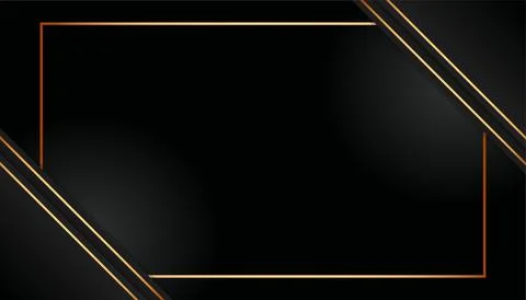 Modern luxury abstract background with glowing golden line elements. 스톡 일러스트