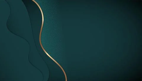 Modern luxury abstract background with glowing golden line elements. 스톡 일러스트
