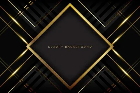 Modern luxury background vector overlap layer on dark and shadow black space Stock Illustration