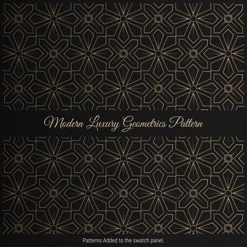 Modern Luxury Geometric Pattern Stock Illustration