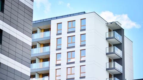 Modern luxury residential flat. Stock Photos