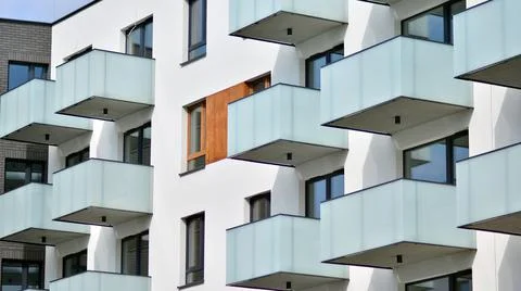 Modern luxury residential flat. Stock Photos