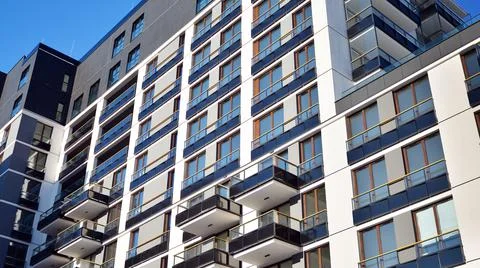 Modern luxury residential flat. Stock Photos
