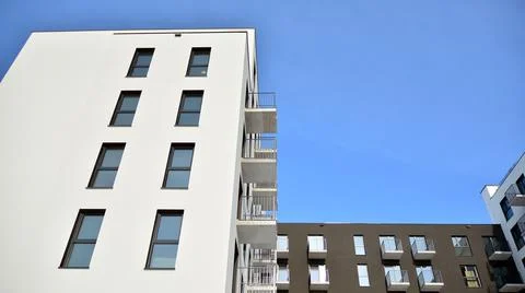 Modern luxury residential flat. Stock Photos