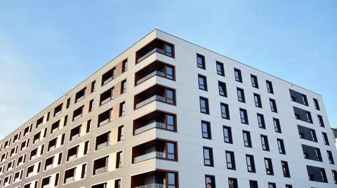 Modern luxury residential flat. Stock Photos