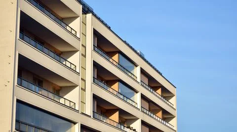 Modern luxury residential flat. Stock Photos